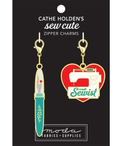 Enamel Charm Zipper Pull by Cathe Holden - Sew Cute & Dress Pattern